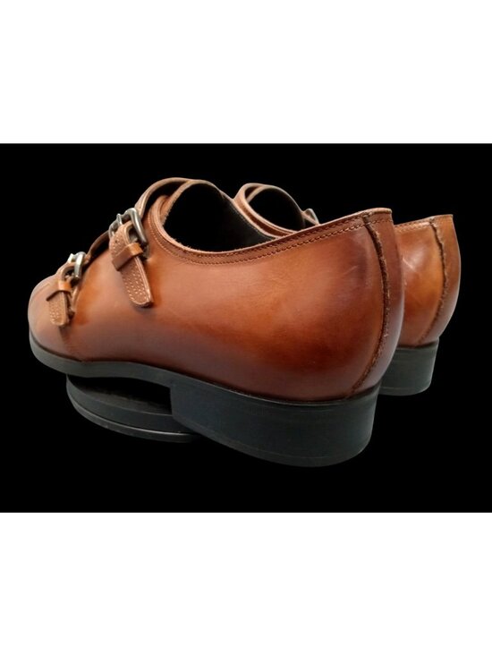 To Boot New York \'Medford\' Monk Strap Cognac Brown Mens Size 10.5 FLOOR MODEL!